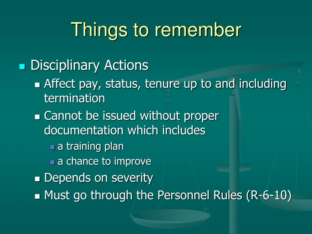 things to remember 1