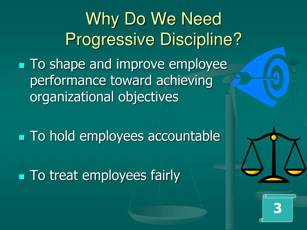 why do we need progressive discipline