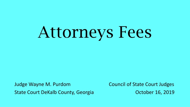 attorneys fees