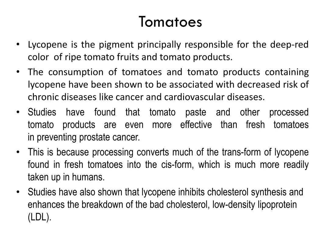 tomatoes