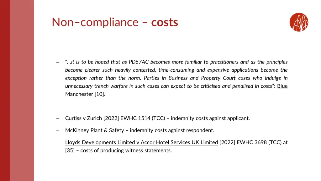 non compliance costs