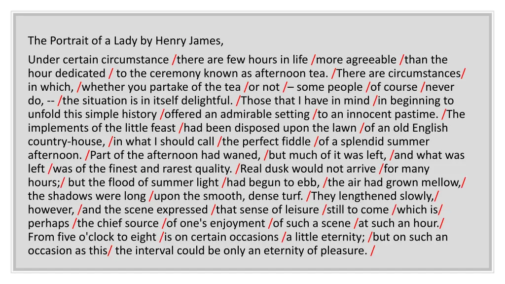 the portrait of a lady by henry james