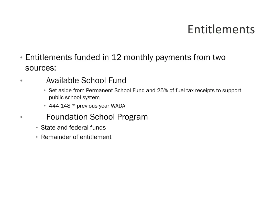 entitlements