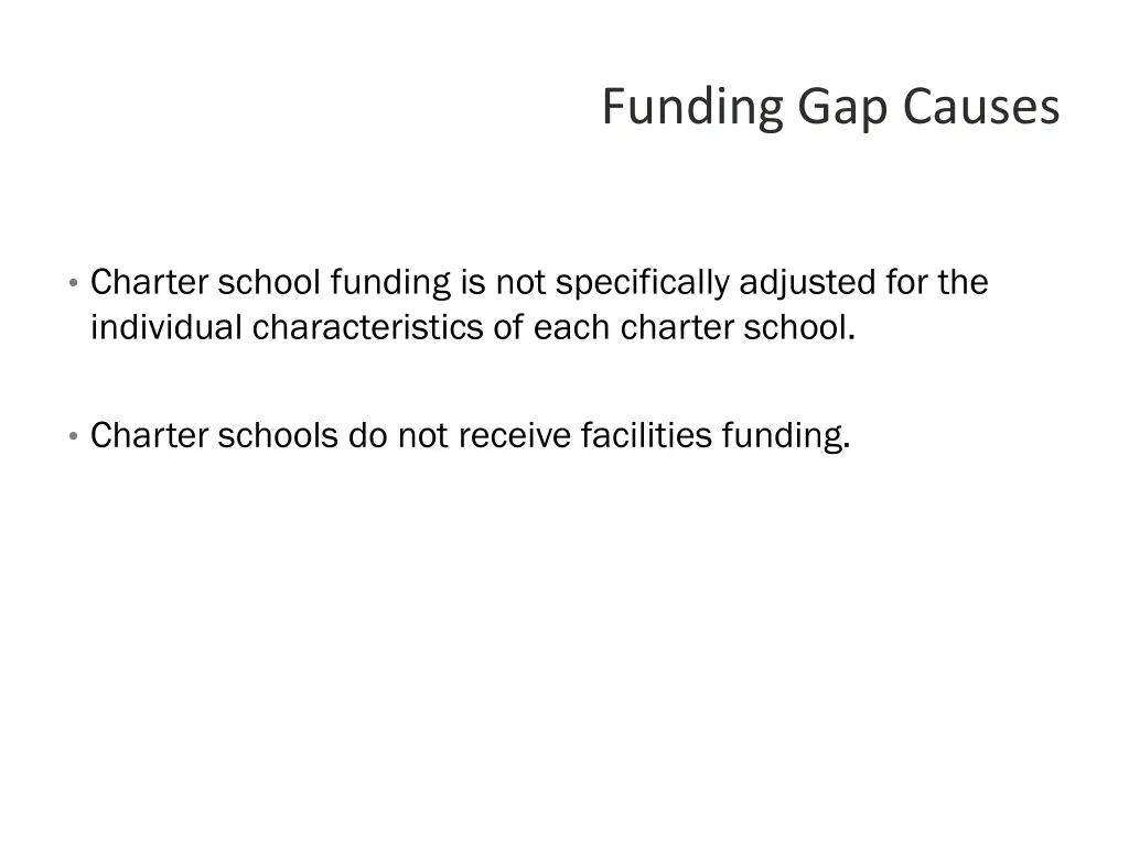 funding gap causes