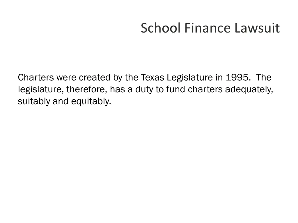 school finance lawsuit