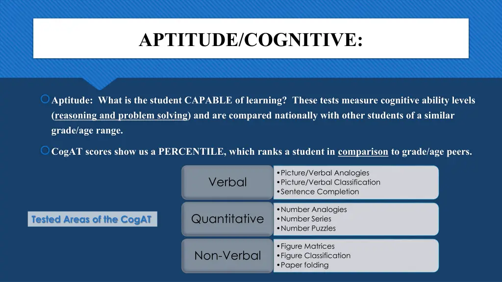 aptitude cognitive