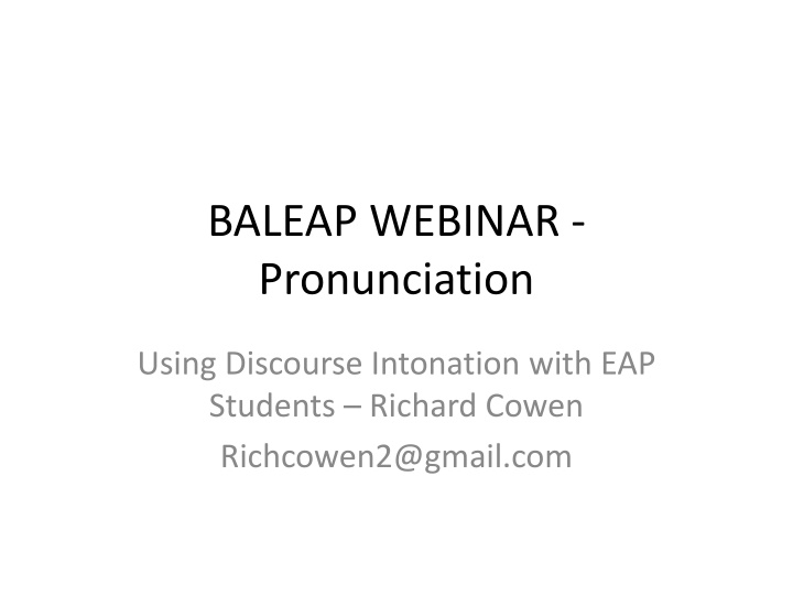 baleap webinar pronunciation