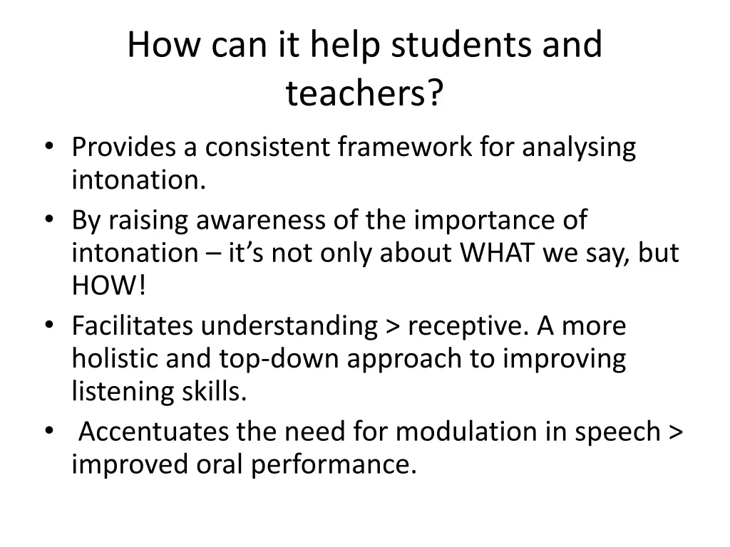 how can it help students and teachers provides