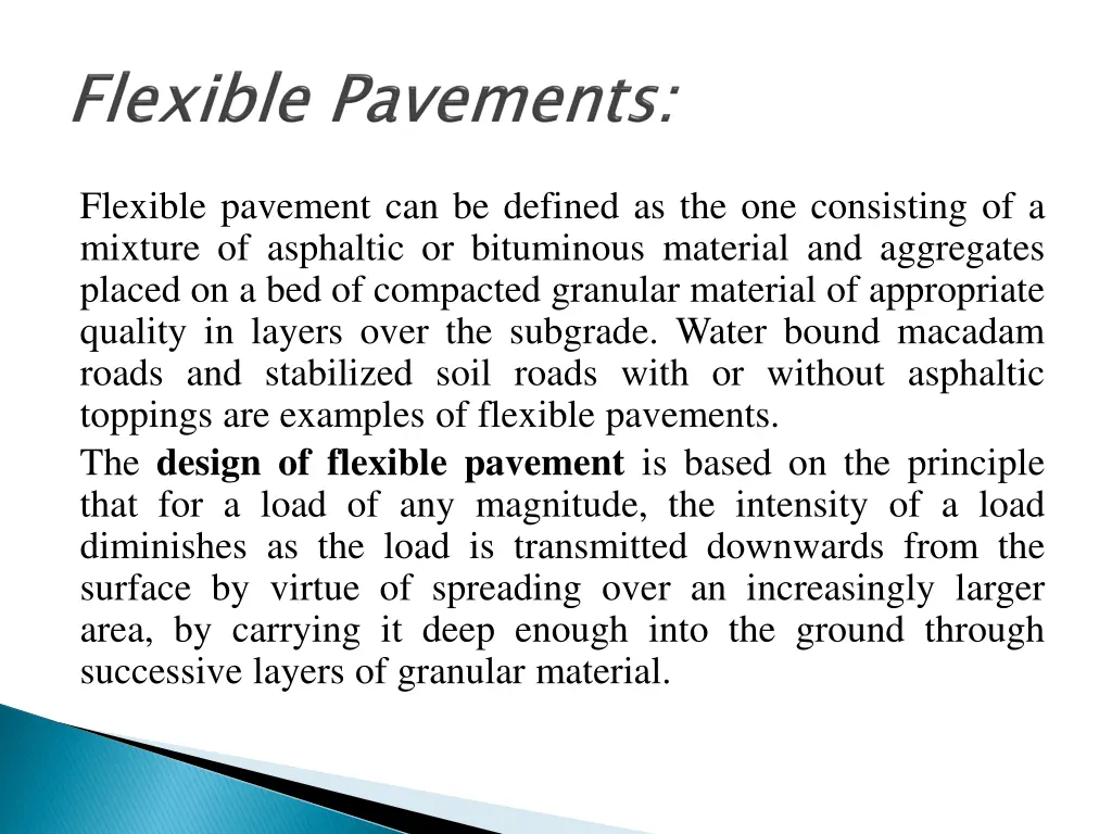 flexible pavement can be defined