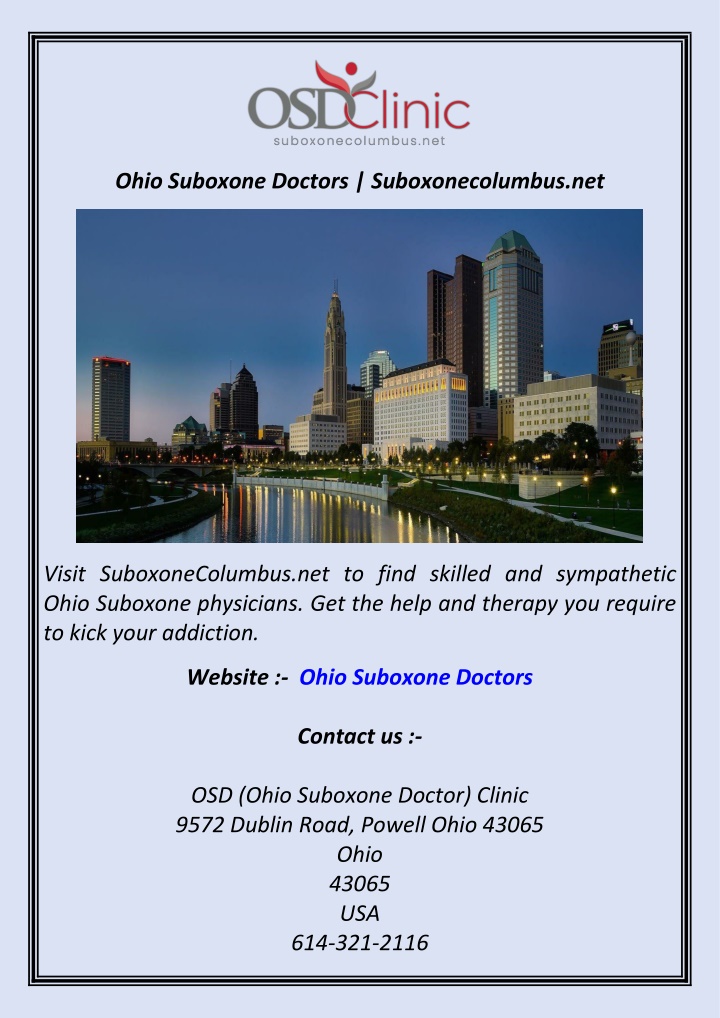 ohio suboxone doctors suboxonecolumbus net