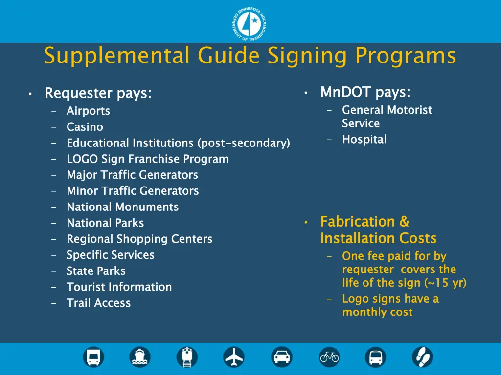 supplemental guide signing programs