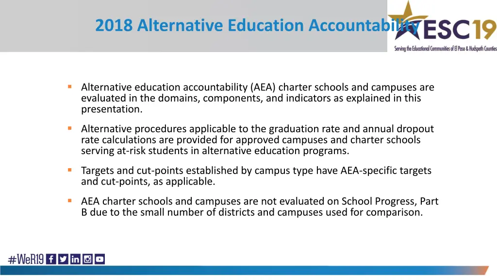 2018 alternative education accountability