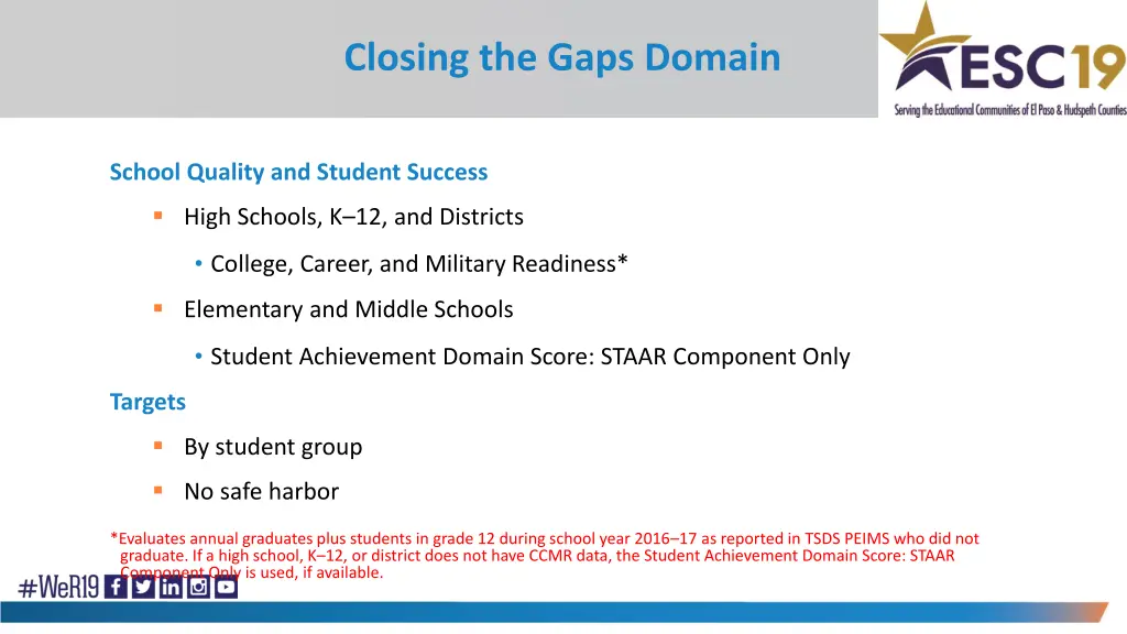 closing the gaps domain 5