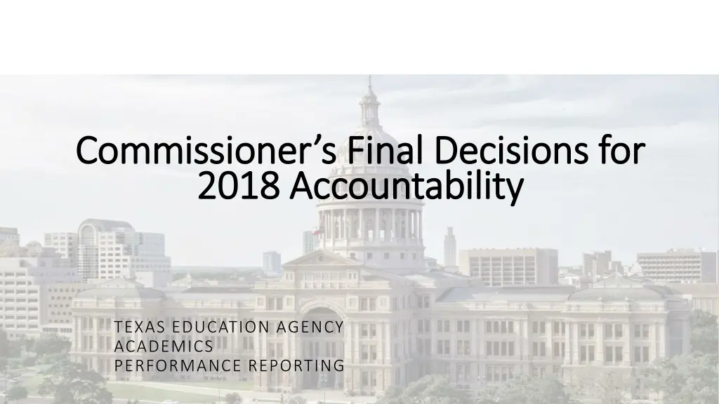 commissioner s final decisions for commissioner