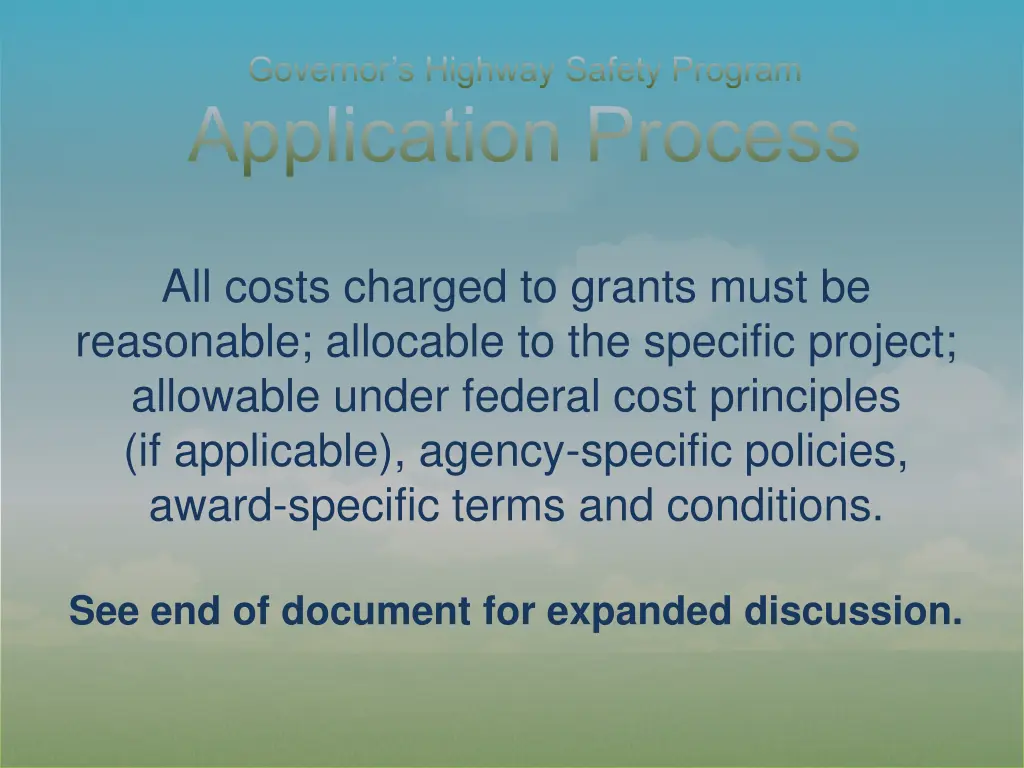 governor s highway safety program application 2