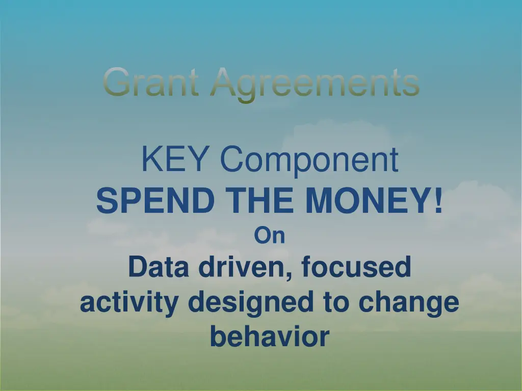 grant agreements