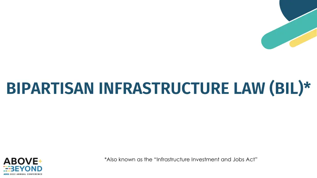 bipartisan infrastructure law bil