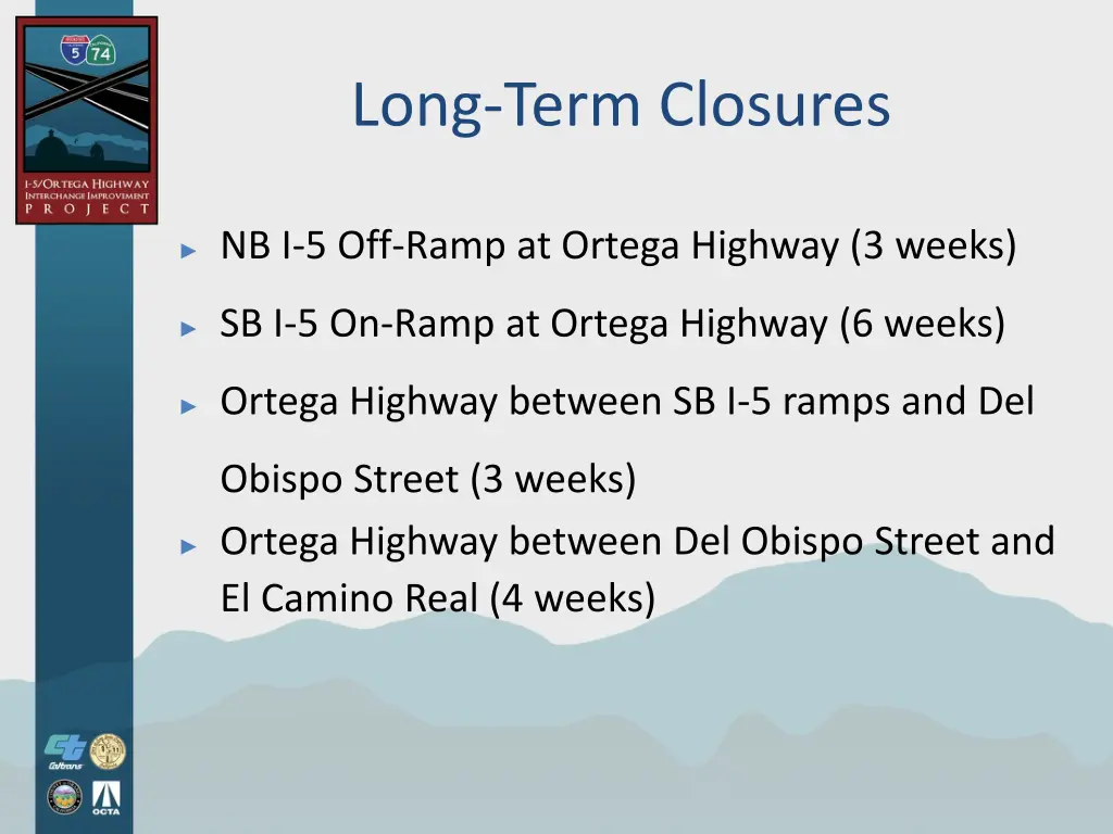 long term closures