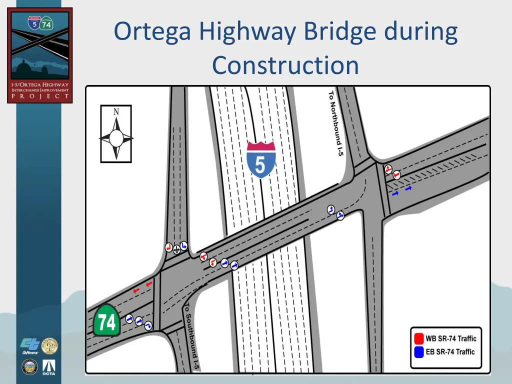 ortega highway bridge during construction