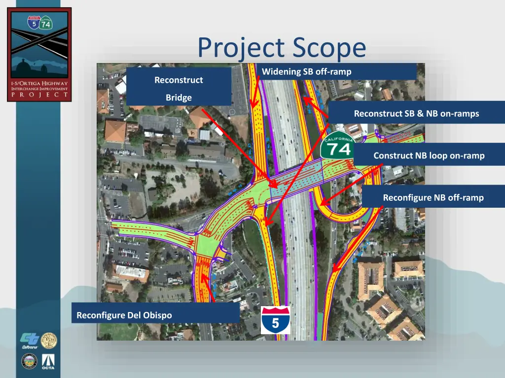 project scope widening sb off ramp reconstruct