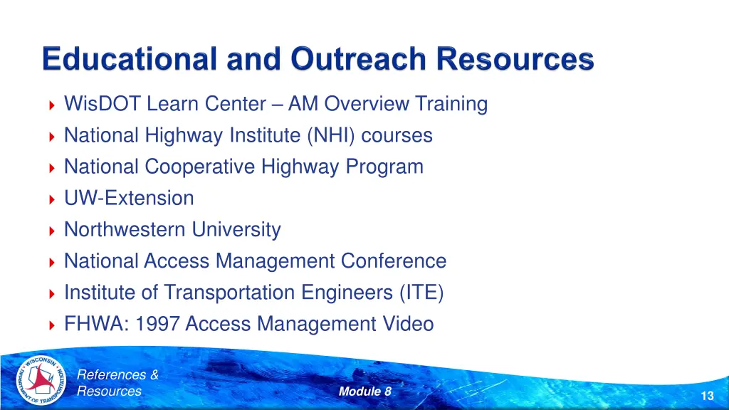 wisdot learn center am overview training