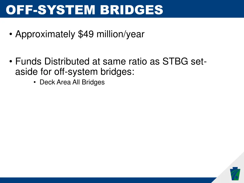 off system bridges