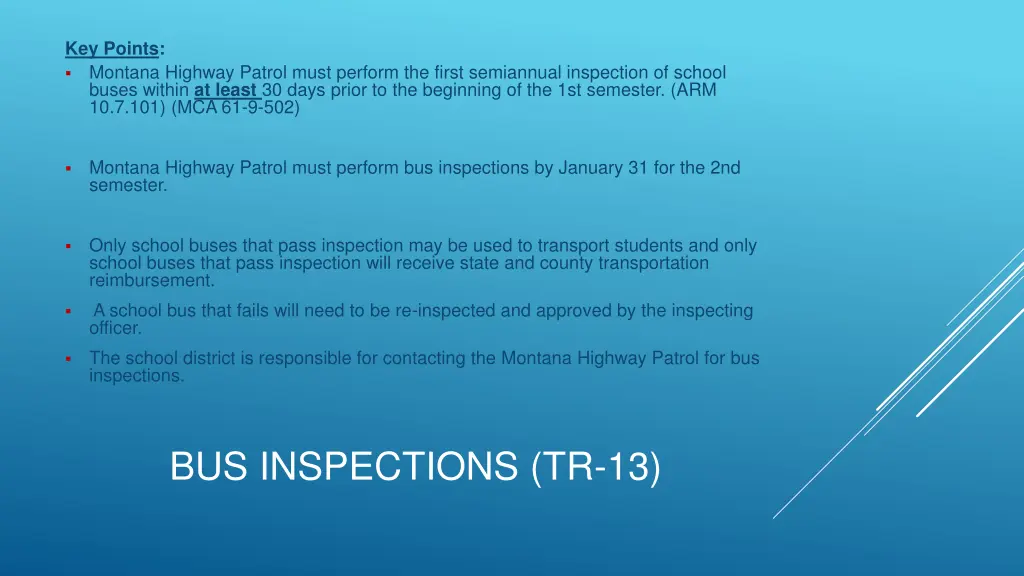 key points montana highway patrol must perform