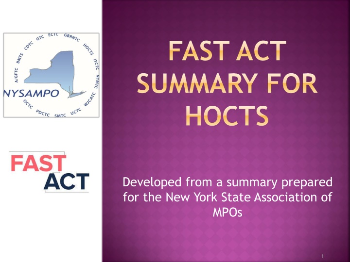 fast act summary for hocts