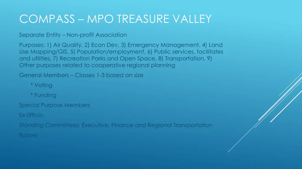 compass mpo treasure valley