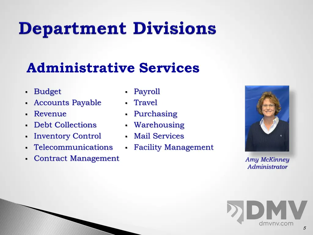 administrative services