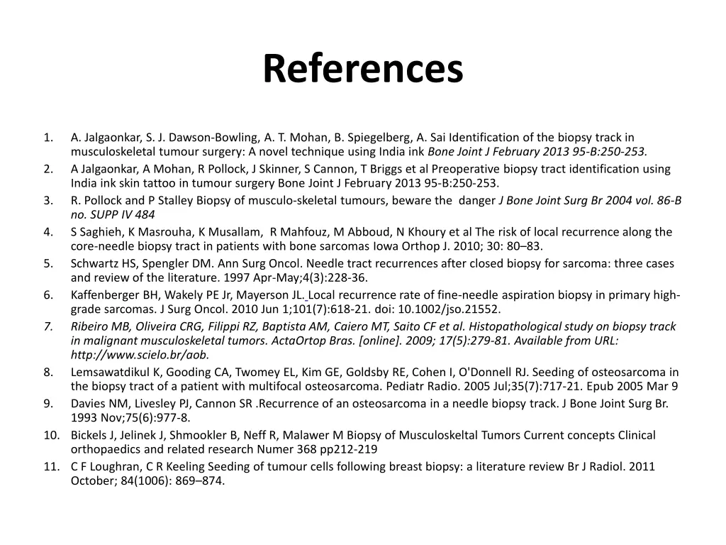 references