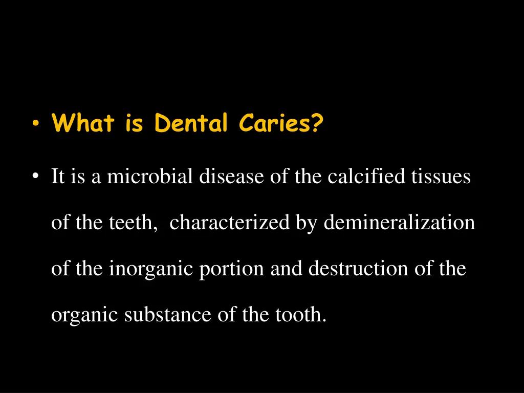 what is dental caries