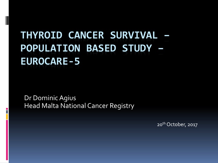 thyroid cancer survival population based study