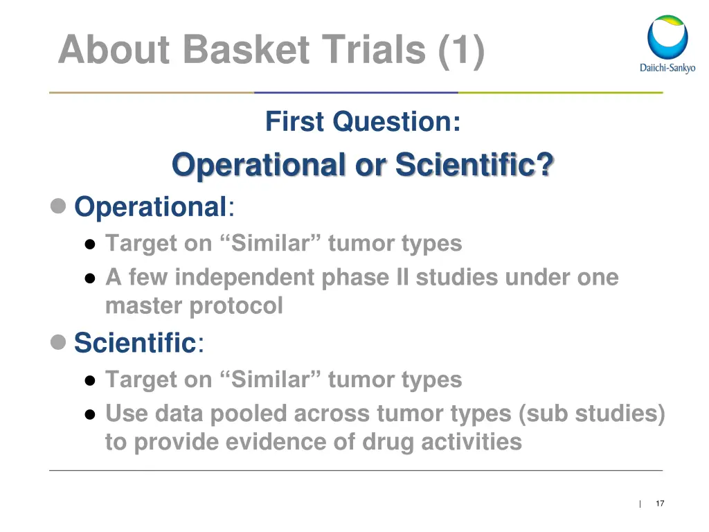 about basket trials 1