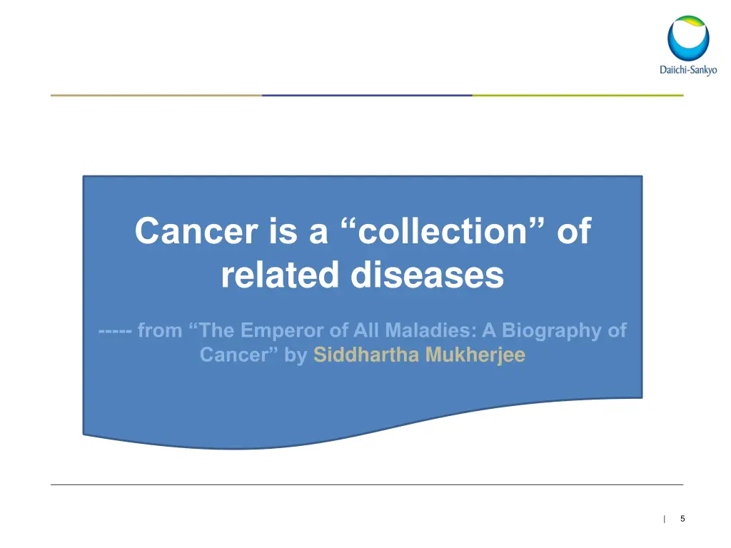 cancer is a collection of related diseases