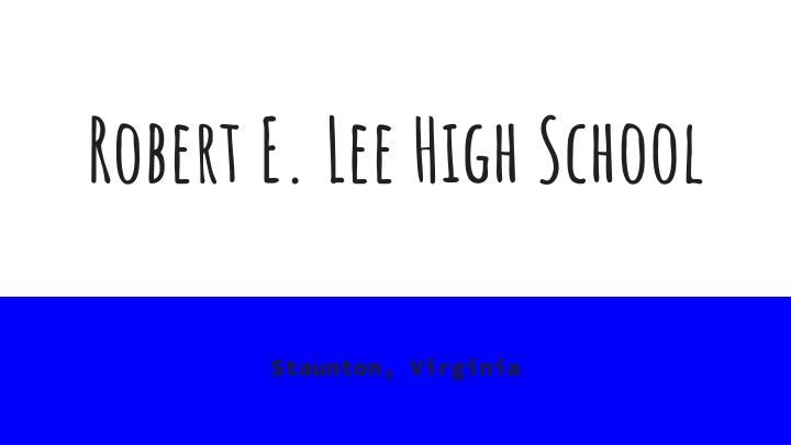 robert e lee high school