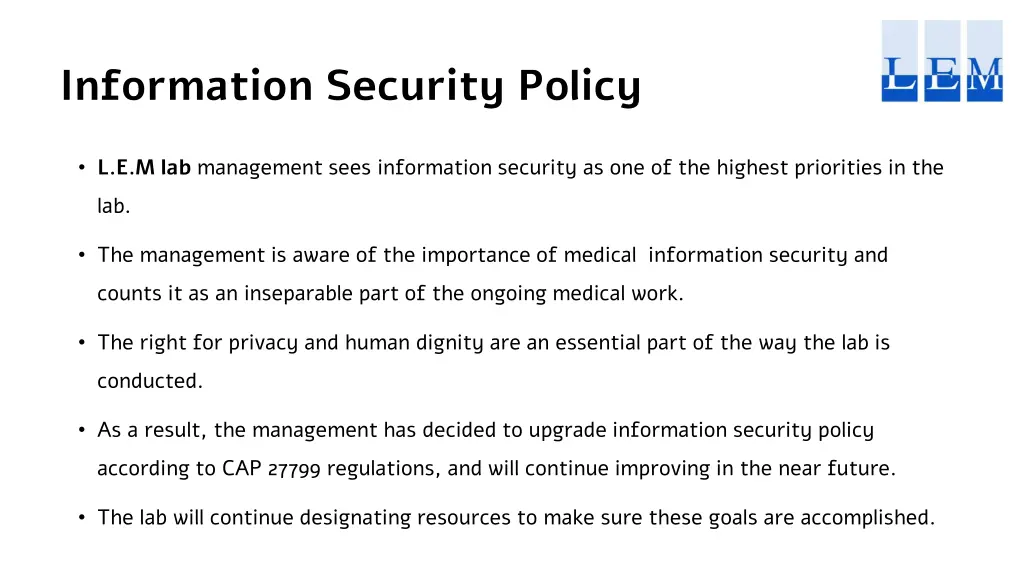 information security policy