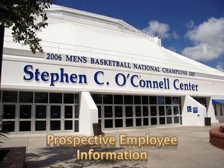 prospective employee information