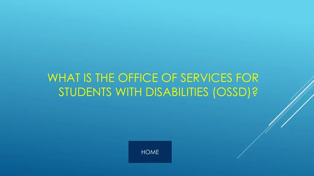 what is the office of services for students with