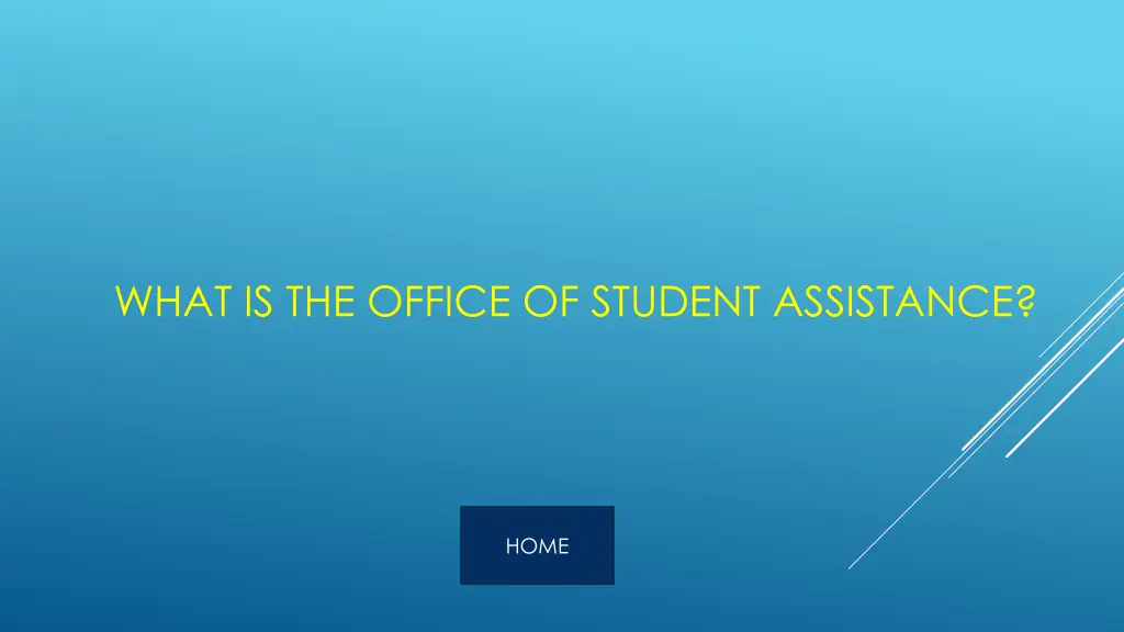 what is the office of student assistance