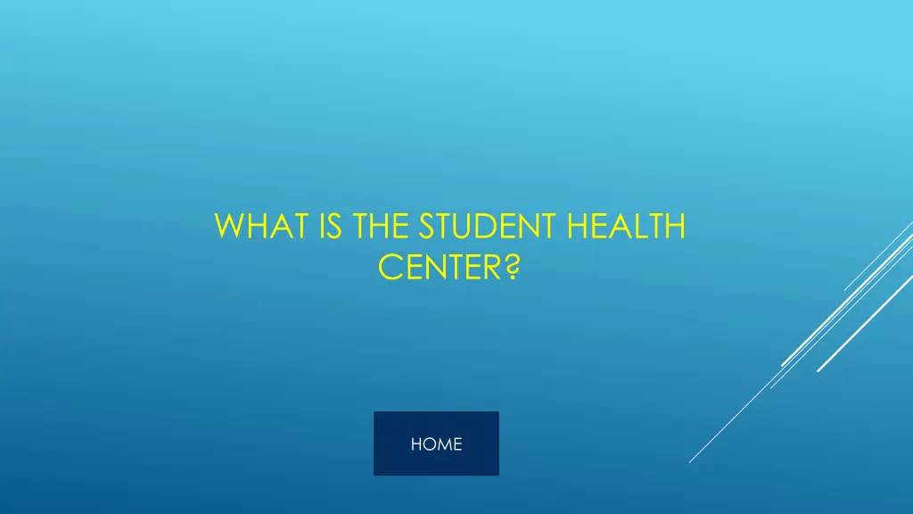 what is the student health center