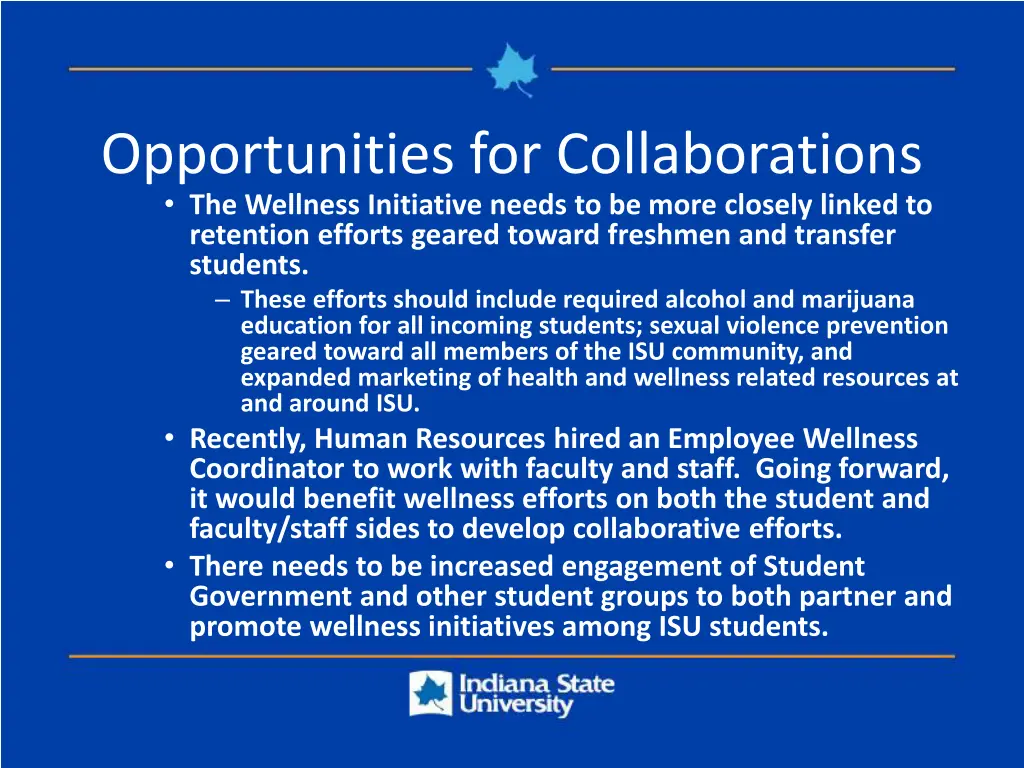 opportunities for collaborations the wellness