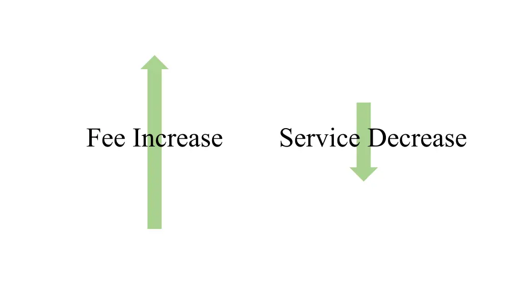 fee increase