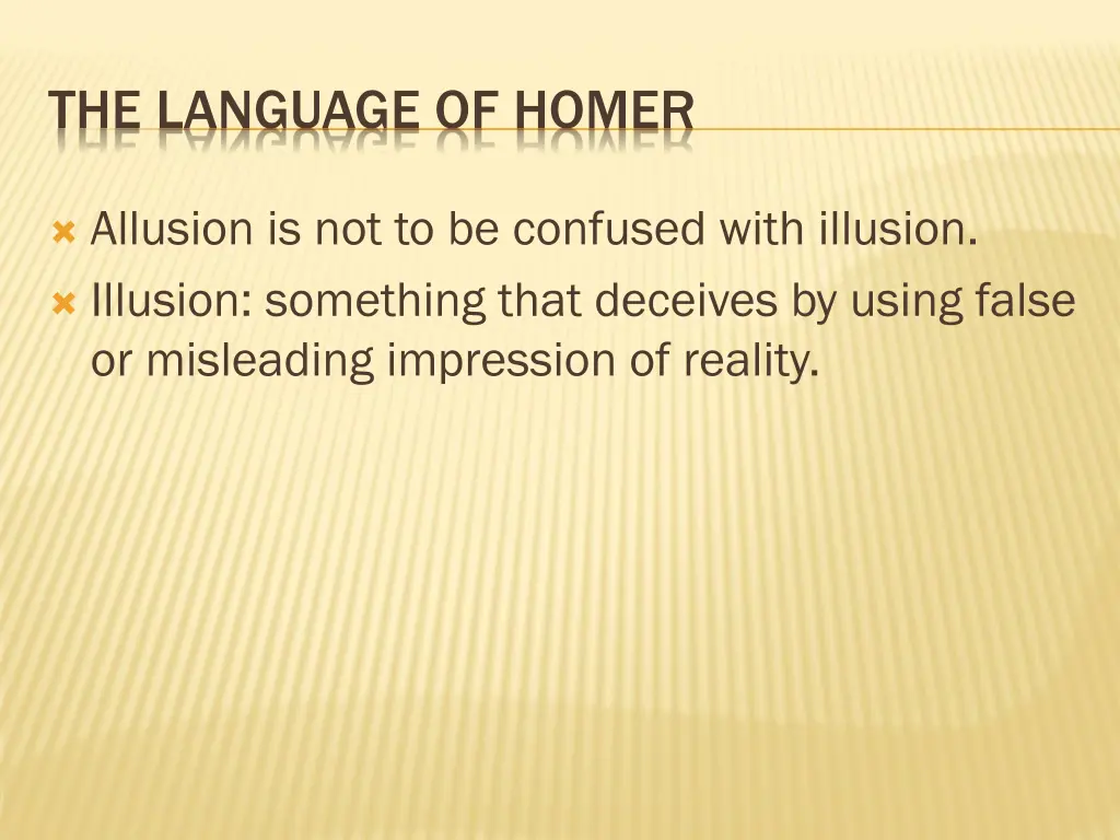 the language of homer 3