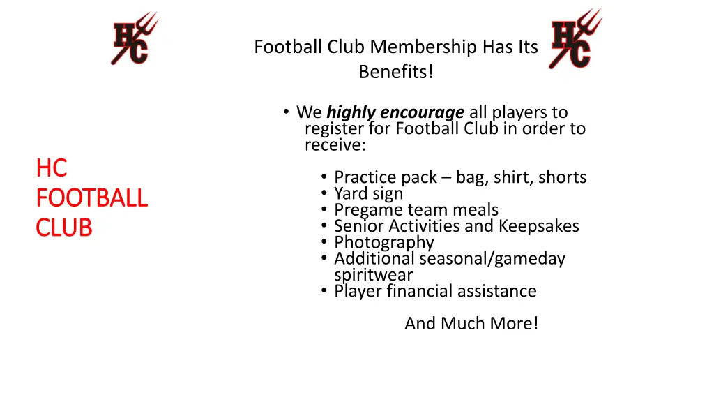 football club membership has its benefits