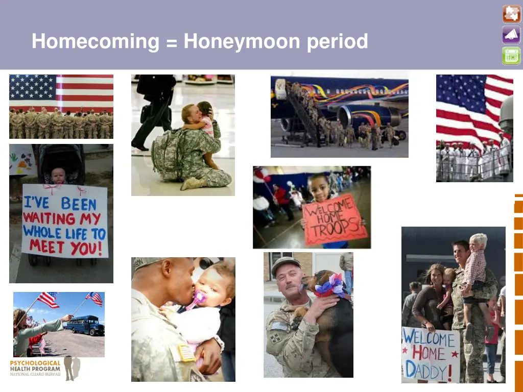 homecoming honeymoon period