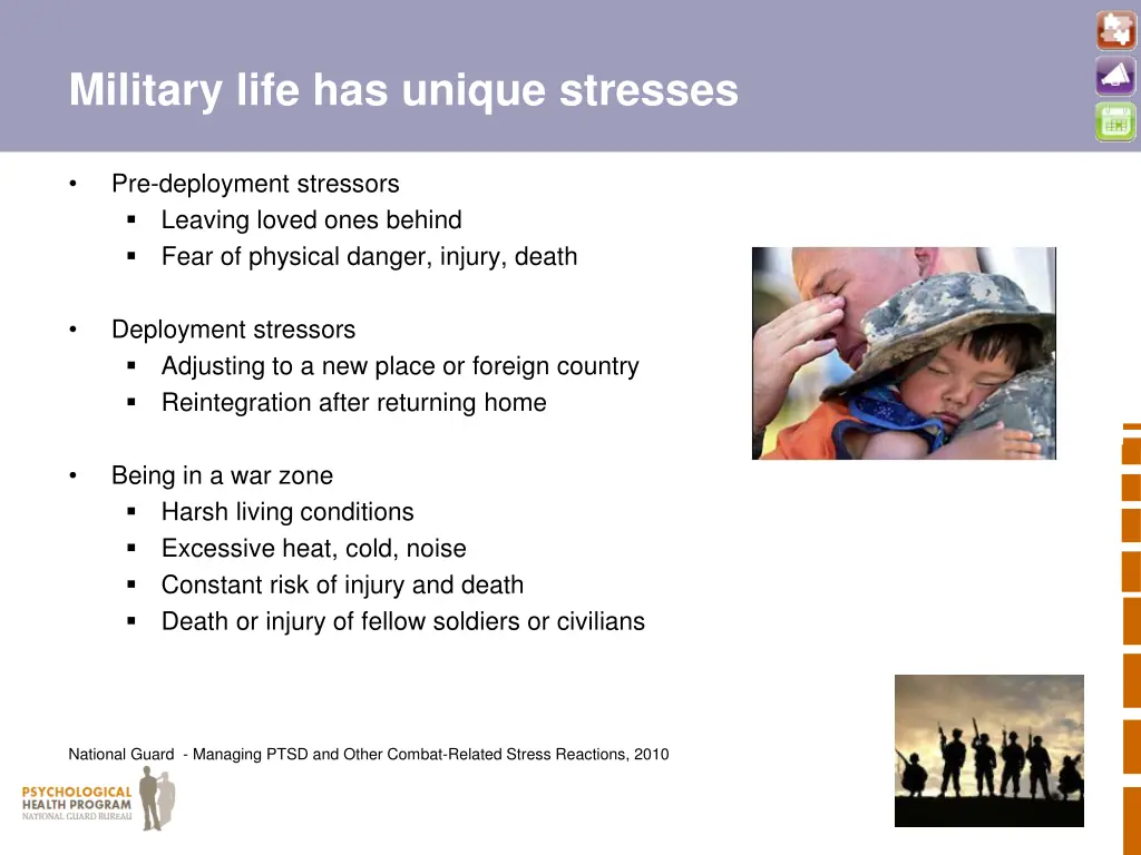 military life has unique stresses