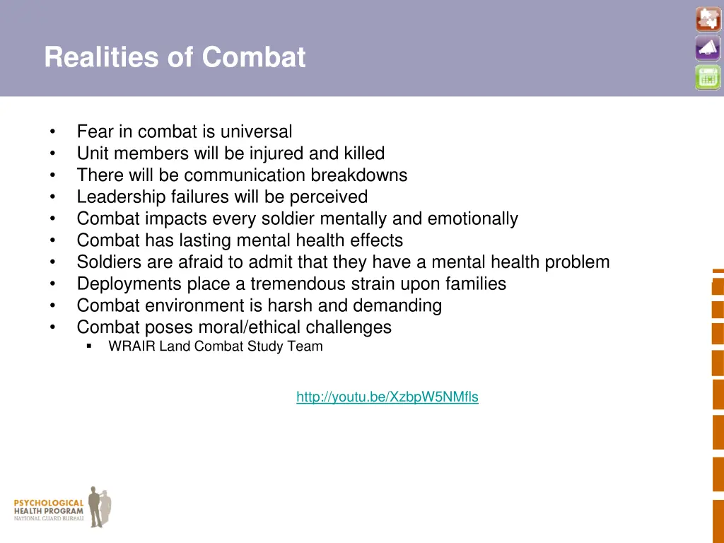 realities of combat