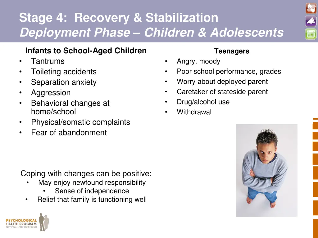 stage 4 recovery stabilization deployment phase 1