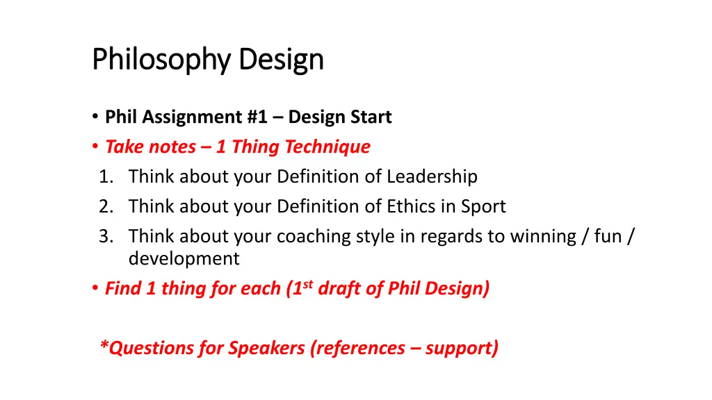 philosophy design philosophy design